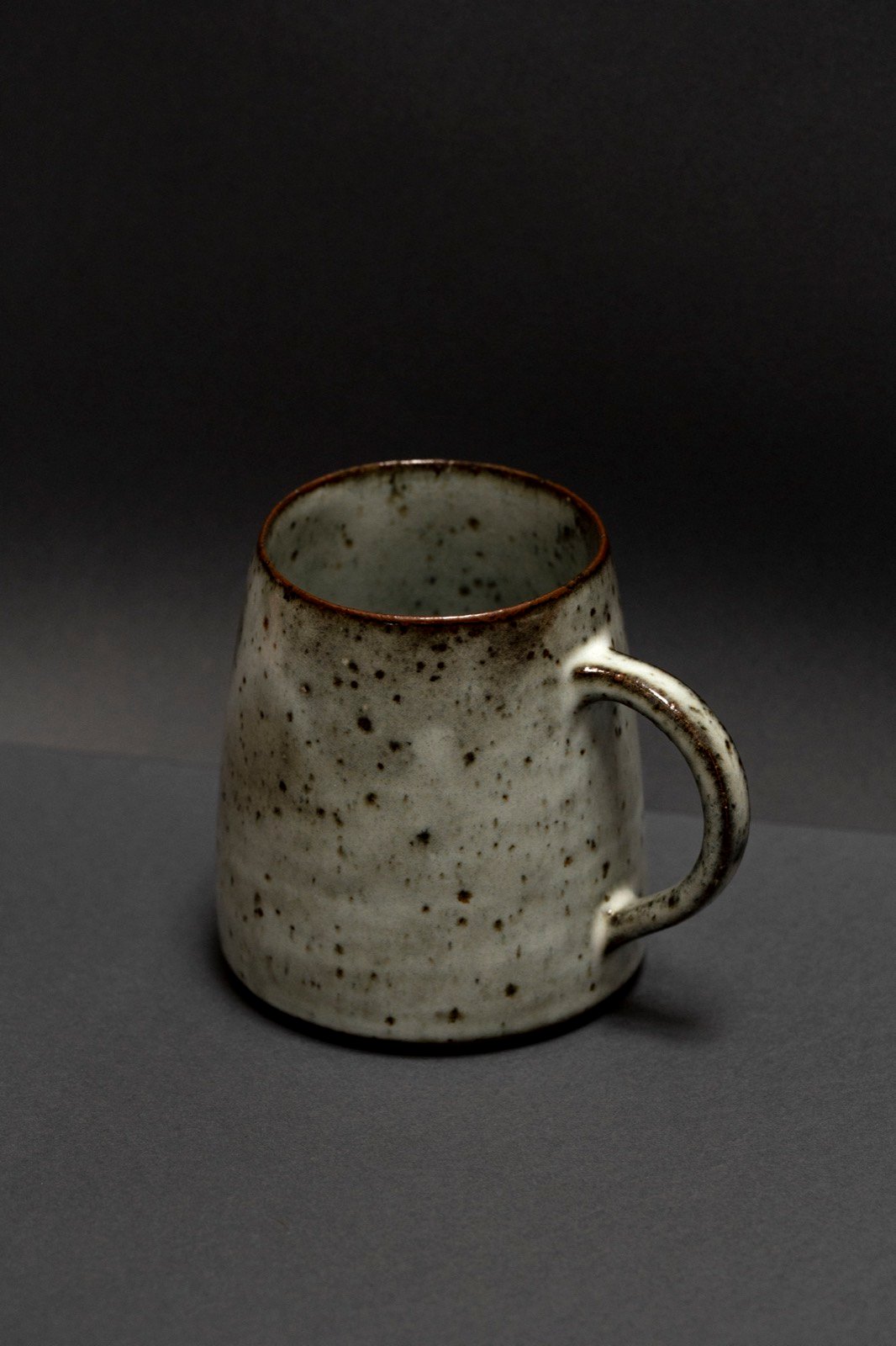 Speckled ceramic mug